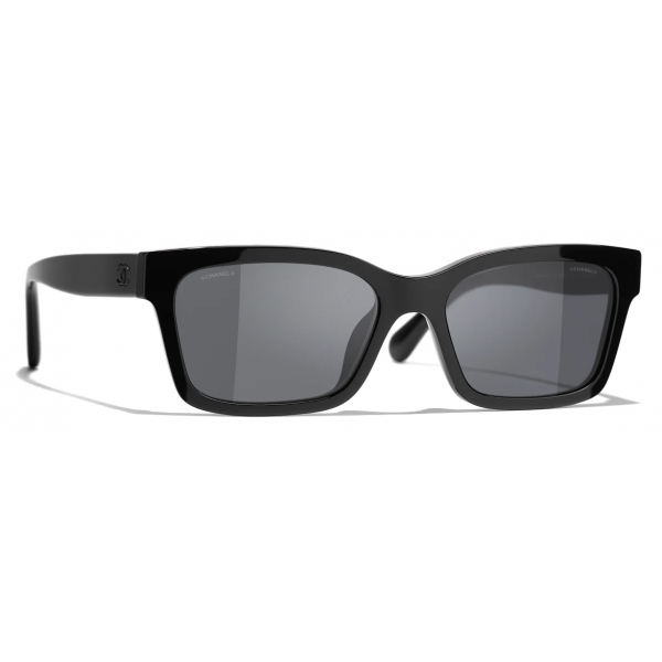 Chanel - Square Sunglasses - Black Pink Gray Gradient - Chanel Eyewear