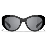 Chanel - Butterfly Sunglasses - Black Gray Polarized - Chanel Eyewear