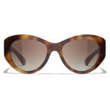 Chanel - Butterfly Sunglasses - Tortoise Brown Polarized - Chanel Eyewear