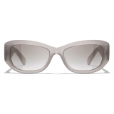 Chanel - Rectangular Sunglasses - Gray - Chanel Eyewear