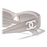 Chanel - Rectangular Sunglasses - Gray - Chanel Eyewear