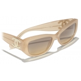 Chanel - Rectangular Sunglasses - Yellow - Chanel Eyewear