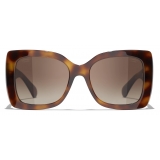 Chanel - Square Sunglasses - Tortoise Brown Polarized Gradient - Chanel Eyewear