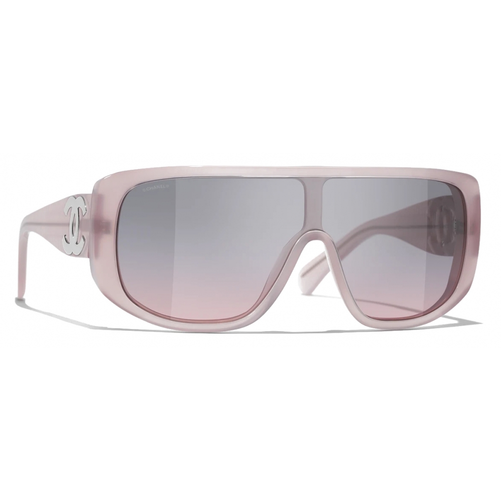 Chanel - Shield Sunglasses - Pink - Chanel Eyewear - Avvenice