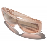 Chanel - Shield Sunglasses - Coral - Chanel Eyewear