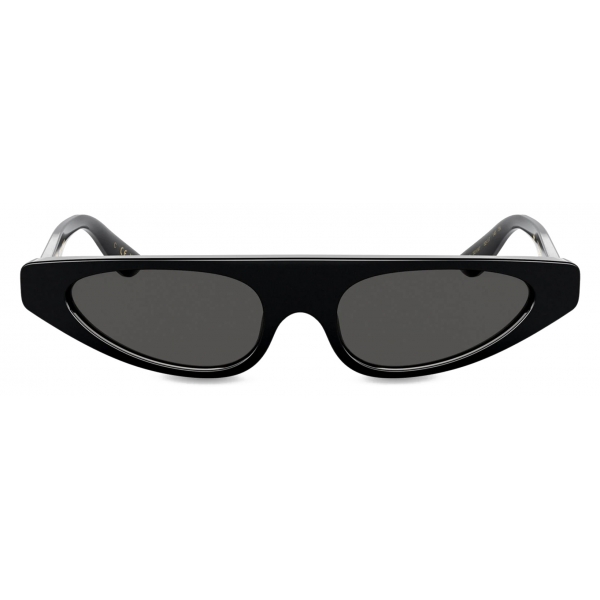 Dolce & Gabbana - Re-Edition DNA Sunglasses - Black Dark Grey - Dolce & Gabbana Eyewear