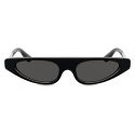 Dolce & Gabbana - Re-Edition DNA Sunglasses - Black Dark Grey - Dolce & Gabbana Eyewear