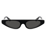 Dolce & Gabbana - Re-Edition DNA Sunglasses - Black Dark Grey - Dolce & Gabbana Eyewear