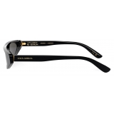 Dolce & Gabbana - Re-Edition DNA Sunglasses - Black Dark Grey - Dolce & Gabbana Eyewear