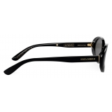 Dolce & Gabbana - Occhiale da Sole Re-Edition DNA - Nero Grigio Scuro - Dolce & Gabbana Eyewear