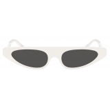 Dolce & Gabbana - Re-Edition DNA Sunglasses - White Dark Grey - Dolce & Gabbana Eyewear