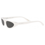 Dolce & Gabbana - Re-Edition DNA Sunglasses - White Dark Grey - Dolce & Gabbana Eyewear