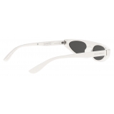 Dolce & Gabbana - Re-Edition DNA Sunglasses - White Dark Grey - Dolce & Gabbana Eyewear