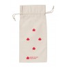 Biofficina Toscana - Sacchettino di Cotone Ecologico Piccolo - Stampa Rossa - Linea Accessori - Cosmetici Bio Vegan