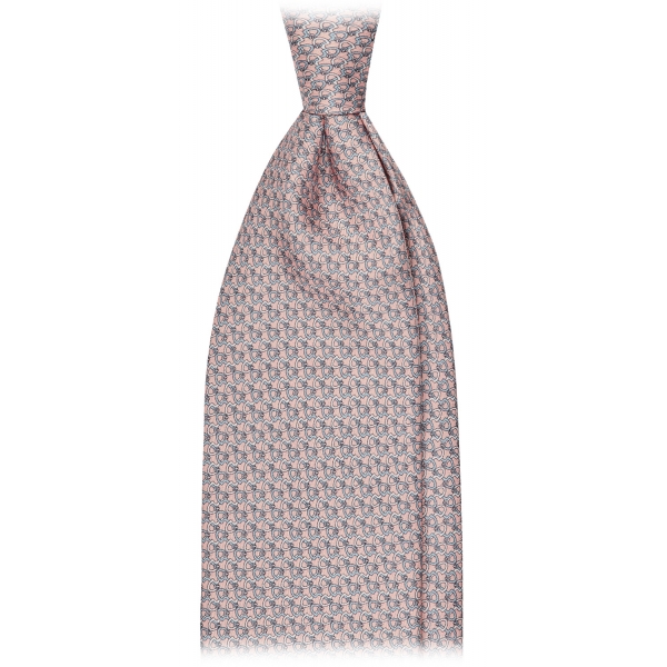 Viola Milano - Archivio Maillon Selftipped Silk Tie - Pink - Handmade in Italy - Luxury Exclusive Collection