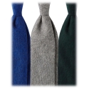 Viola Milano - Confezione da 3 Cravatte Solide 3 Pieghe in 100% Cashmere - Handmade in Italy - Luxury Exclusive Collection