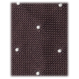 Viola Milano - Classic Polka Dot 3-Fold Grenadine Tie - Brown/White - Handmade in Italy - Luxury Exclusive Collection