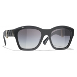 Chanel - Occhiali da Sole Quadrati - Grigio Sfumate - Chanel Eyewear