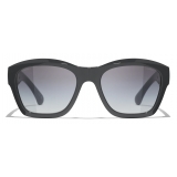 Chanel - Occhiali da Sole Quadrati - Grigio Sfumate - Chanel Eyewear