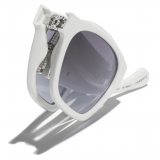 Chanel - Square Sunglasses - White Gray Gradient - Chanel Eyewear