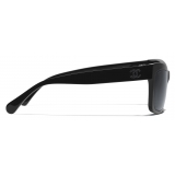 Chanel - Rectangular Sunglasses - Black Gray - Chanel Eyewear