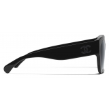 Chanel - Butterfly Sunglasses - Black Gray - Chanel Eyewear