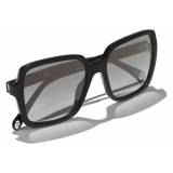 Chanel - Square Sunglasses - Black Gray Polarized Gradient - Chanel Eyewear