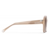 Chanel - Occhiali da Sole Quadrati - Corallo Rosa - Chanel Eyewear