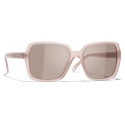 Chanel - Square Sunglasses - Light Pink Purple - Chanel Eyewear