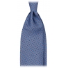 Viola Milano - Cravatta in Seta Italiana con Chiusura a Occhiello - Marrone - Handmade in Italy - Luxury Exclusive Collection