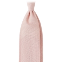 Viola Milano - Grenadine Garza Fina Unlined Tie - Pink - Handmade in Italy - Luxury Exclusive Collection