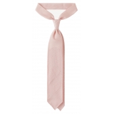 Viola Milano - Grenadine Garza Fina Unlined Tie - Pink - Handmade in Italy - Luxury Exclusive Collection