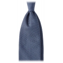 Viola Milano - Grenadine Garza Fina Unlined Tie - Sea - Handmade in Italy - Luxury Exclusive Collection