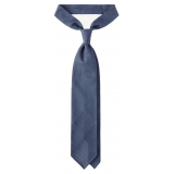 Viola Milano - Grenadine Garza Fina Unlined Tie - Sea - Handmade in Italy - Luxury Exclusive Collection