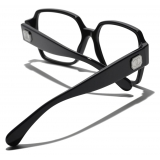 Chanel - Occhiali da Vista Quadrata - Nero - Chanel Eyewear