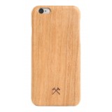 Woodcessories - Cover in Legno di Ciliegio e Kevlar - iPhone 8 / 7 - Cover in Legno - Eco Case - Ultra Slim - Collezione Kevlar