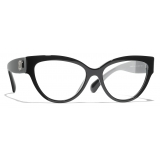 Chanel - Occhiali da Vista Cat-Eye - Nero - Chanel Eyewear