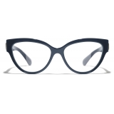 Chanel - Cat-Eye Eyeglasses - Dark Blue - Chanel Eyewear