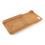 Woodcessories - Cover in Legno di Ciliegio e Kevlar - iPhone 8 / 7 - Cover in Legno - Eco Case - Ultra Slim - Collezione Kevlar