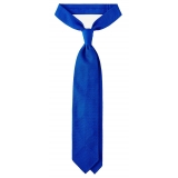 Viola Milano - Grenadine Garza Grossa Unlined Tie - Sky - Handmade in Italy - Luxury Exclusive Collection