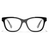 Chanel - Square Eyeglasses - Black Gold - Chanel Eyewear