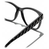 Chanel - Square Eyeglasses - Black Gold - Chanel Eyewear