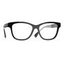 Chanel - Square Eyeglasses - Black White - Chanel Eyewear