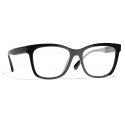 Chanel - Occhiali da Vista Quadrata - Nero Verde - Chanel Eyewear