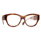 Chanel - Square Eyeglasses - Tortoise Gold - Chanel Eyewear