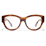 Chanel - Square Eyeglasses - Tortoise Gold - Chanel Eyewear