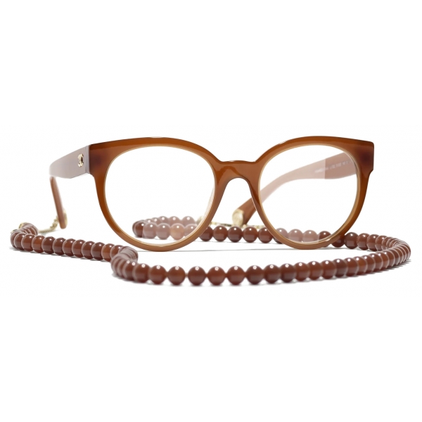 Chanel - Butterfly Eyeglasses - Brown Gold - Chanel Eyewear