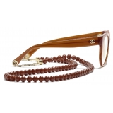 Chanel - Butterfly Eyeglasses - Brown Gold - Chanel Eyewear