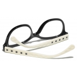 Chanel - Butterfly Eyeglasses - Black White - Chanel Eyewear