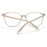 Chanel - Occhiali da Vista a Farfalla - Beige - Chanel Eyewear